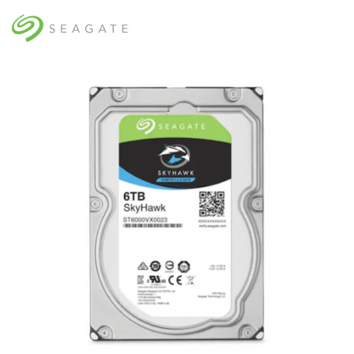 6TB SEAGATE Skyhawk 256MB SATA3 5900rpm 7/24 Hard Disk ST6000VX023