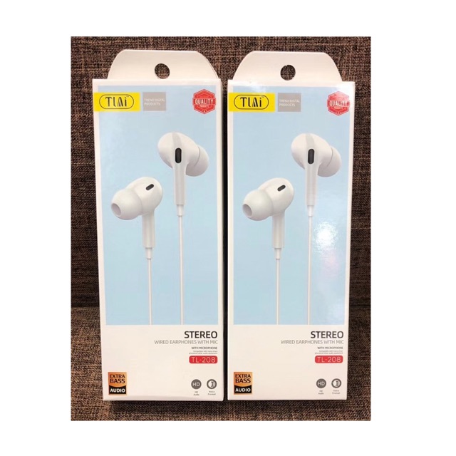 TLAI TL-208 Kablolu Kulak İçi Mikrofonlu Kulaklık Beyaz