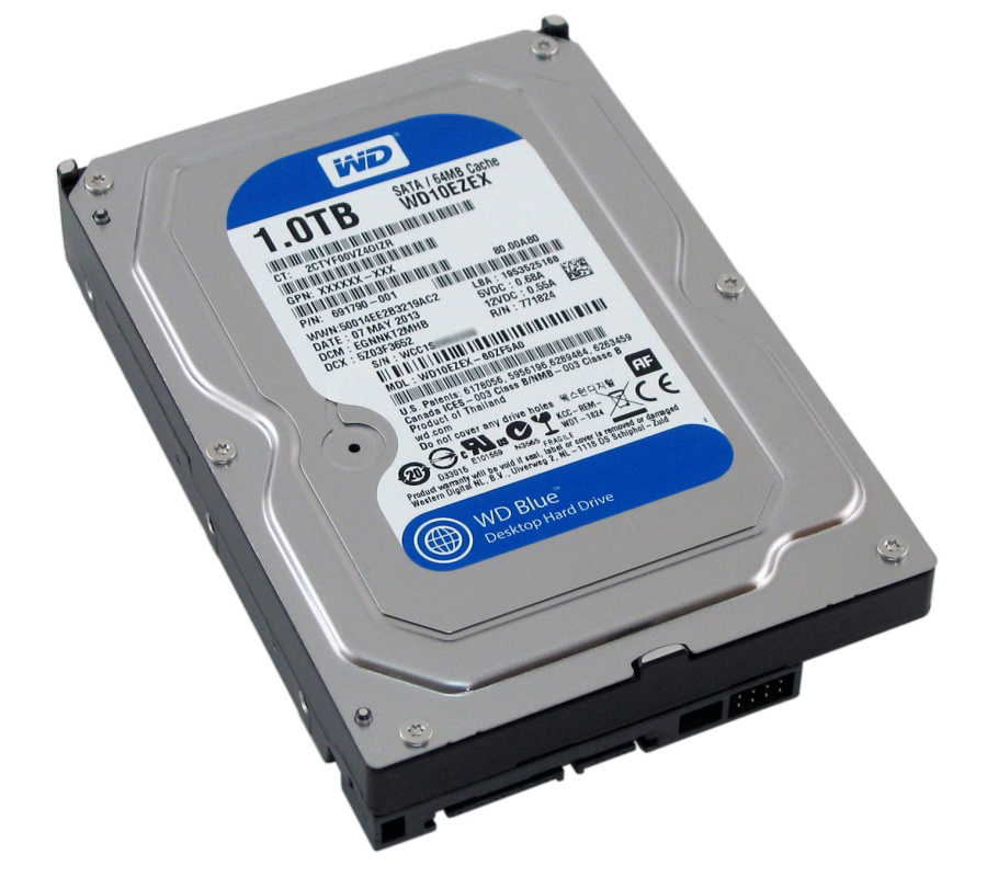 1TB WD Blue WD10EZEX SATA3 Hard Disk
